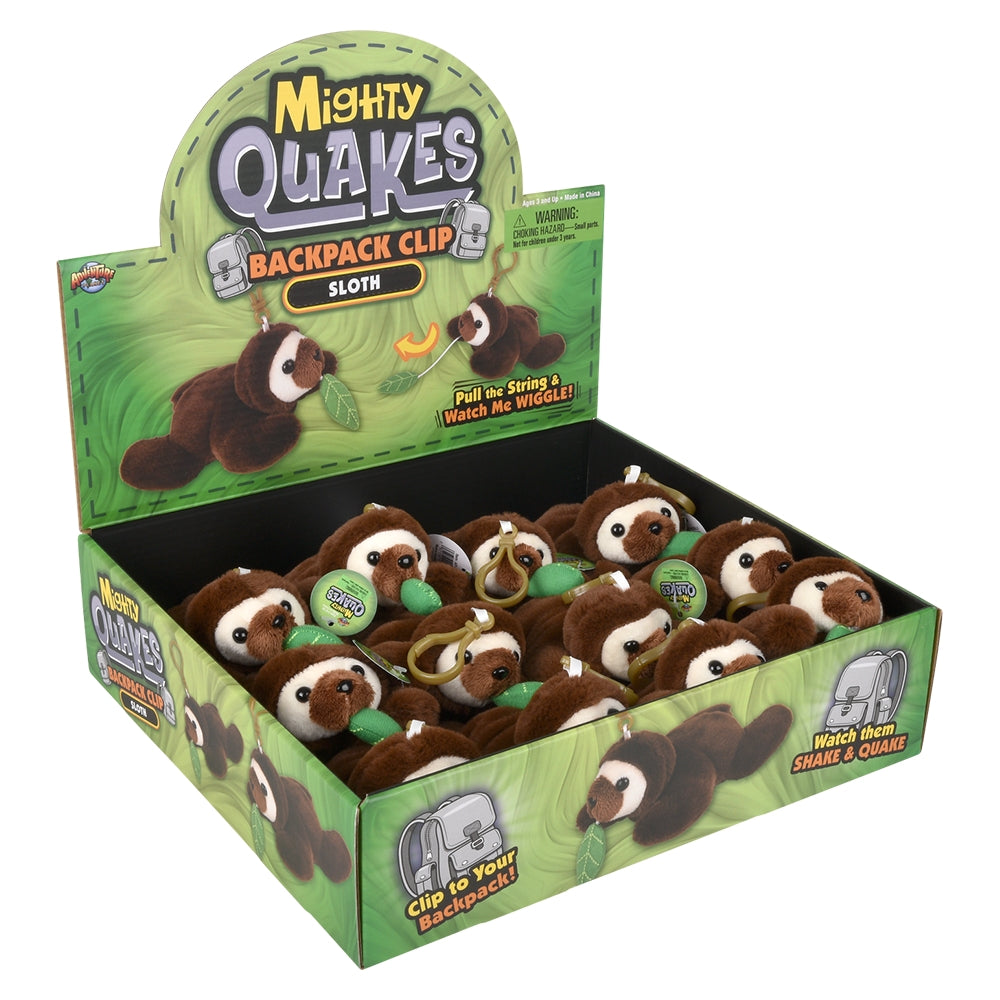 Sloth Backpack Clip (12 Pack)