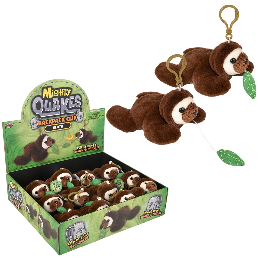 Sloth Backpack Clip (12 Pack)