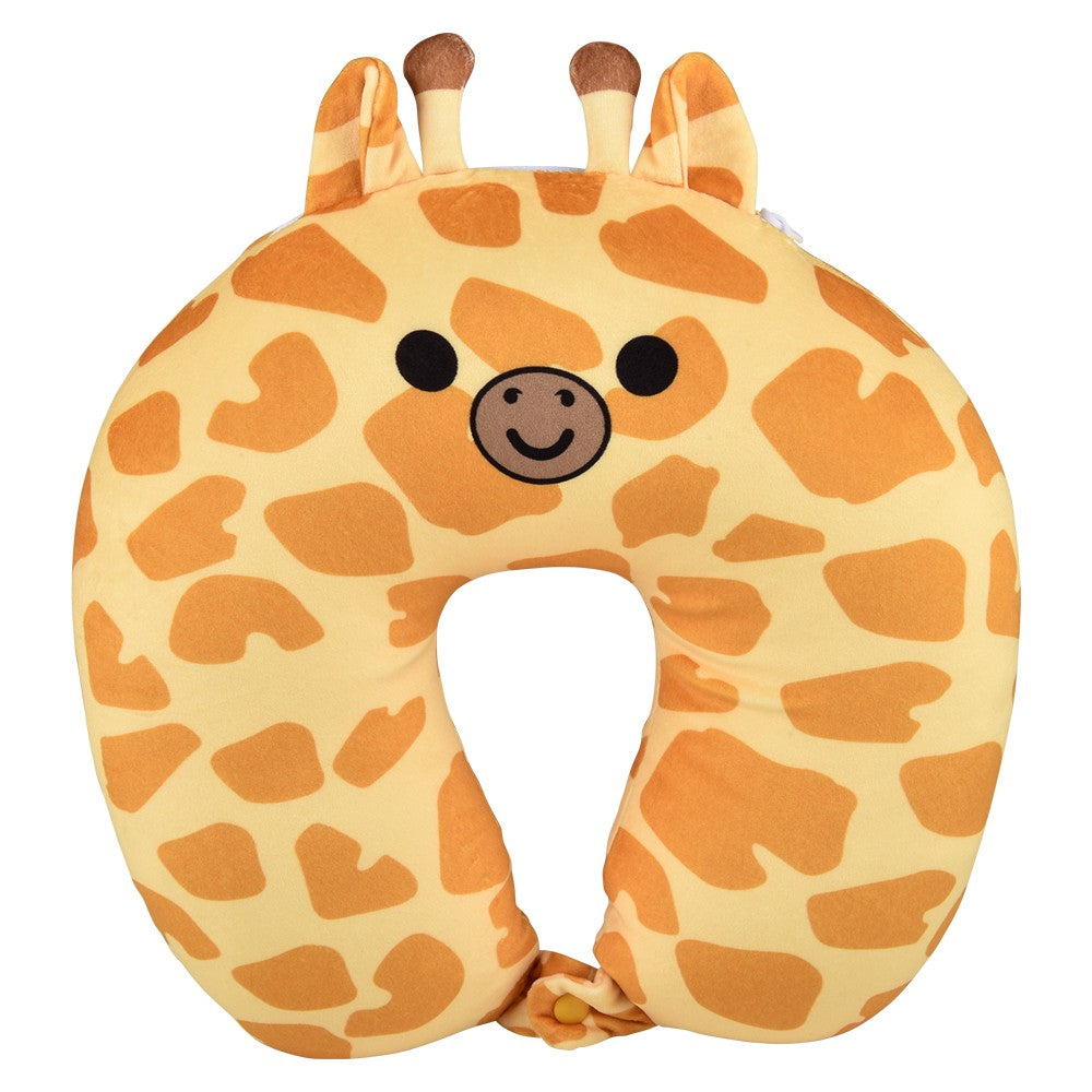 Giraffe Reverse Neck Pillow Plush