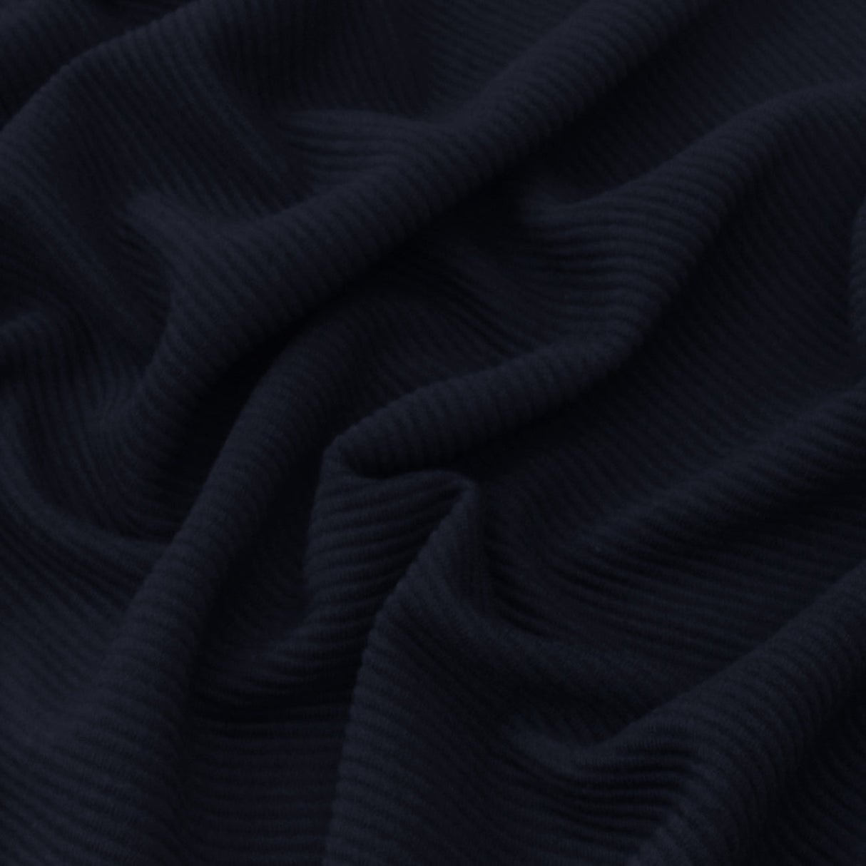 1 Yard Nature Black 3D Stripe Stretch Polyester Double Knit Fabric for Apparel Jackets Crafts 58 Inches Width
