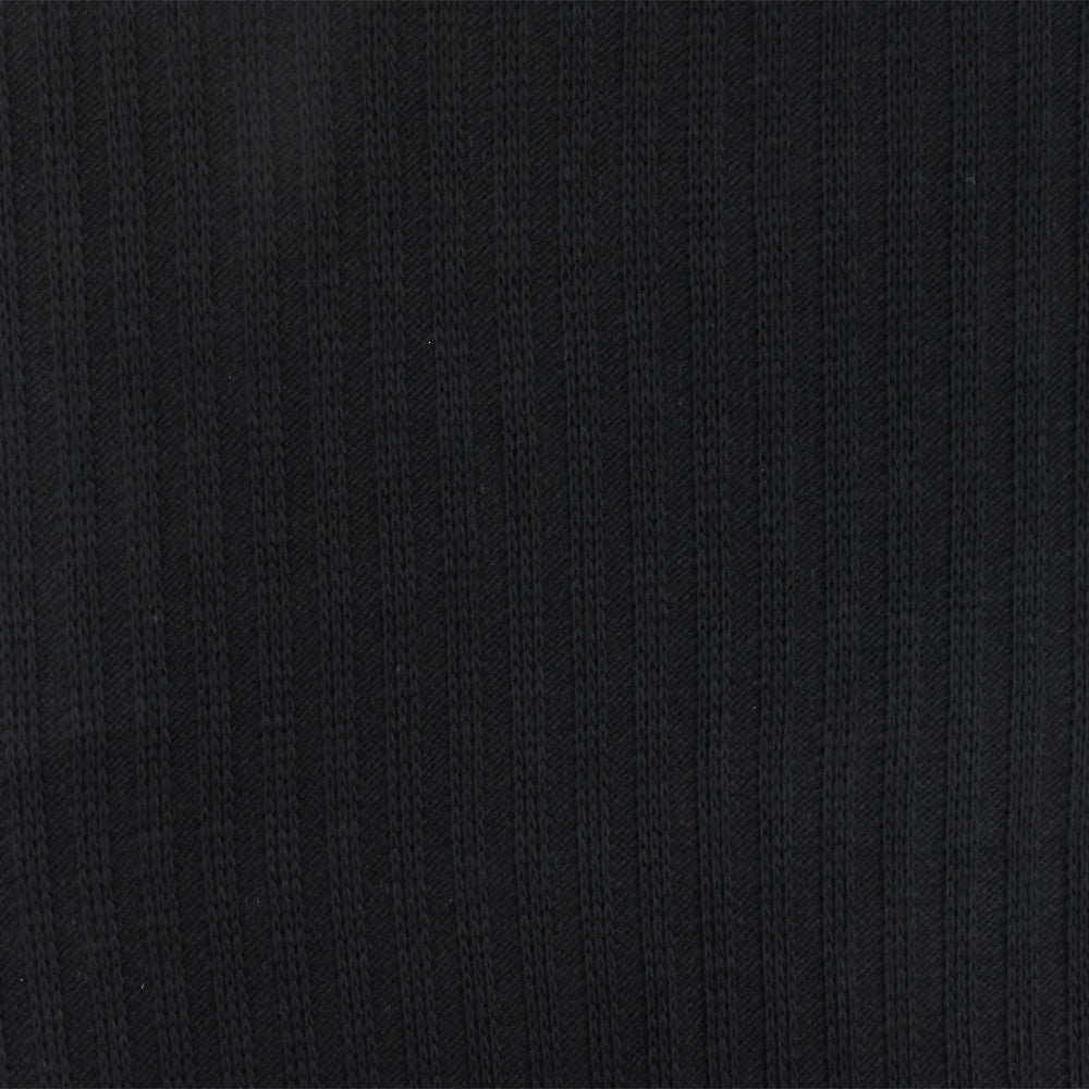1 Yard Simple Black Poly Acrylic Stripe Sweater Knit Fabric Apparel 78 Inches Width