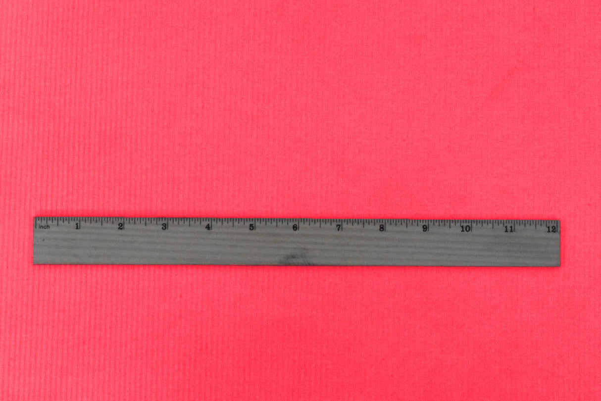 1 Yard Neon Pink Solid Stretch Polyester 4X2 Rib Knit Fabric for Activewear Dresses Jackets 53 Inches Width