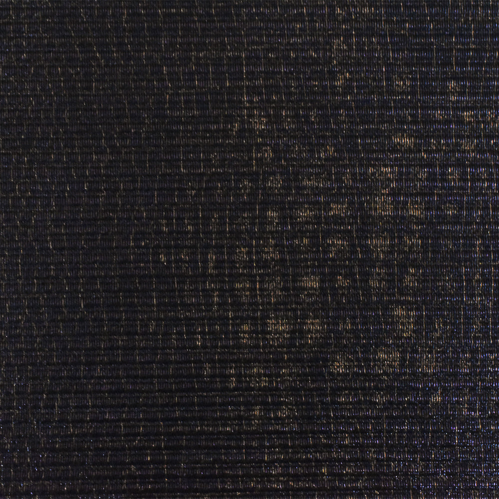 1 Yard Black Copper Reptile Foil Ottoman Knit Fabric for Activewear and Costumes 56 Inches Width