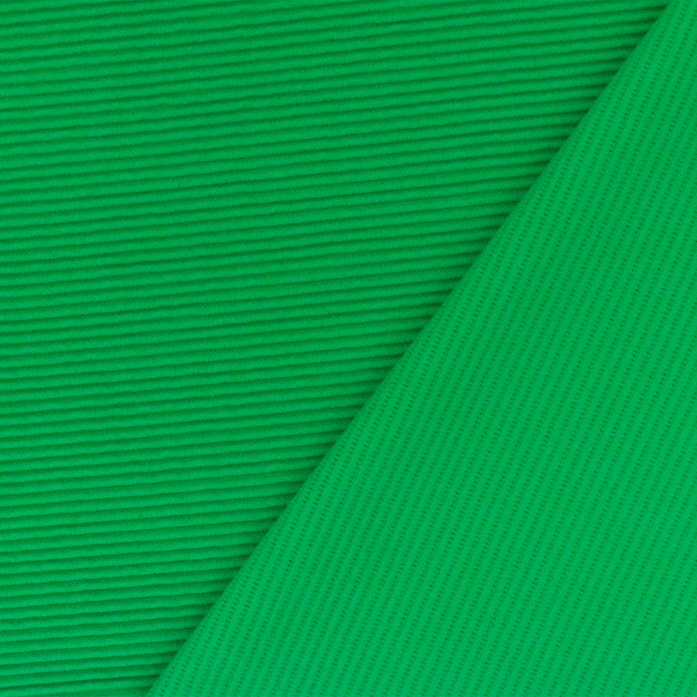 1 Yard Green 3D Textured Stripe Stretch Spandex Knit Fabric for Activewear and Performance Wear 40 Inches Width