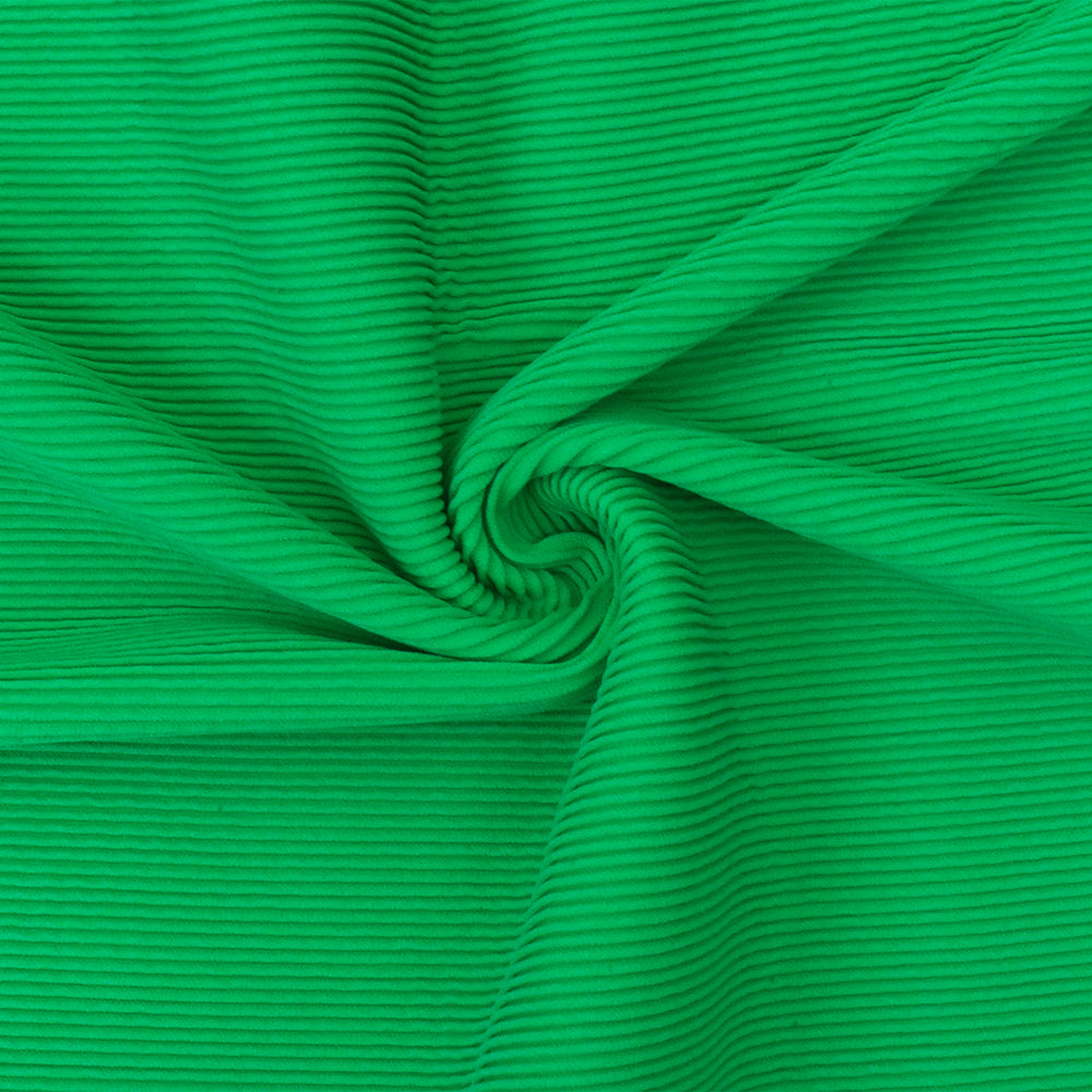 1 Yard Green 3D Textured Stripe Stretch Spandex Knit Fabric for Activewear and Performance Wear 40 Inches Width