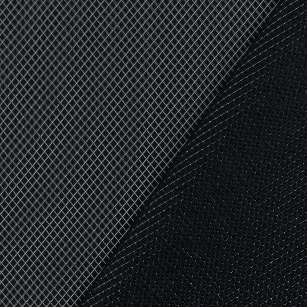 1 Yard Black and Gray Diamond Mesh Print Stretch Knit Fabric for Activewear 56 Inches Width