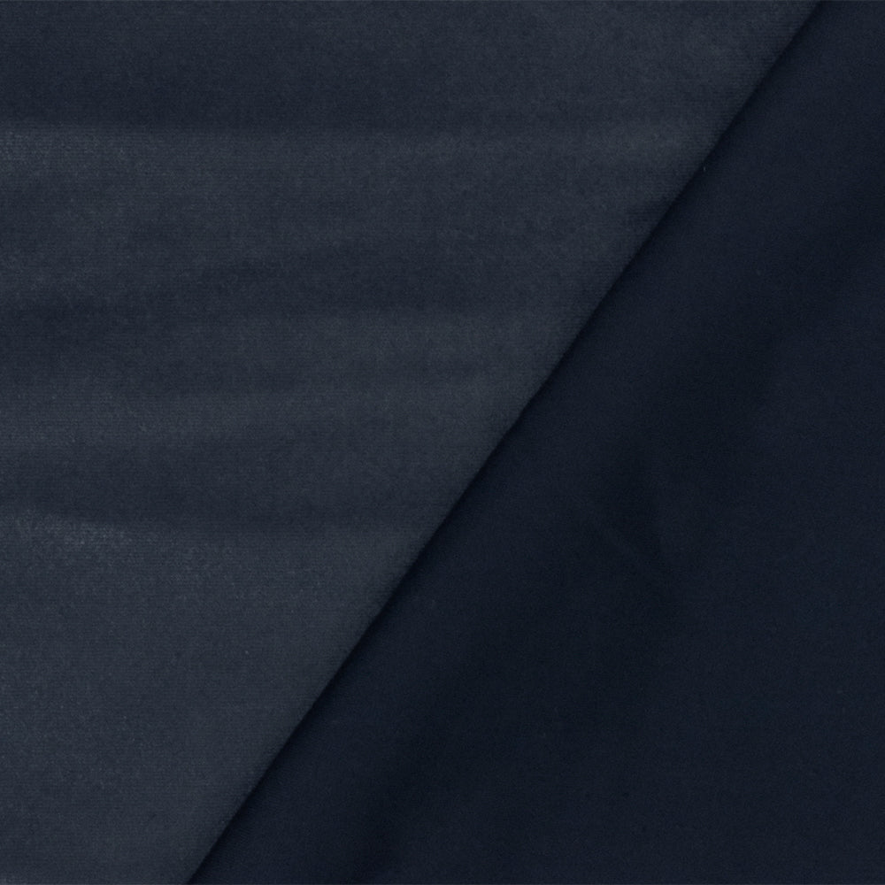 1 Yard Deep Navy Stretch Satin Tricot Fabric Nylon Spandex for Swimwear and Costume Design 57" Width