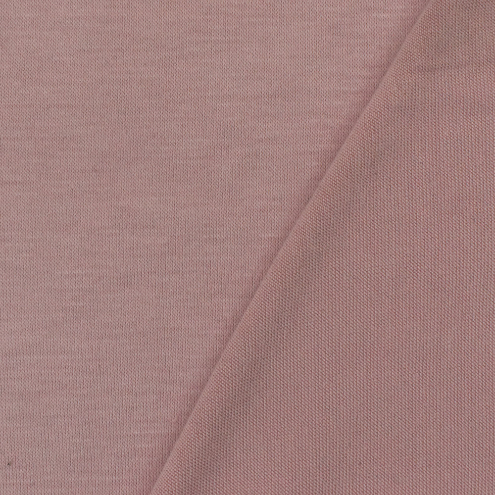 1 Yard Pink Stretch Lycra Bamboo Jersey Knit Fabric Lightweight Matte 60 Inches Width