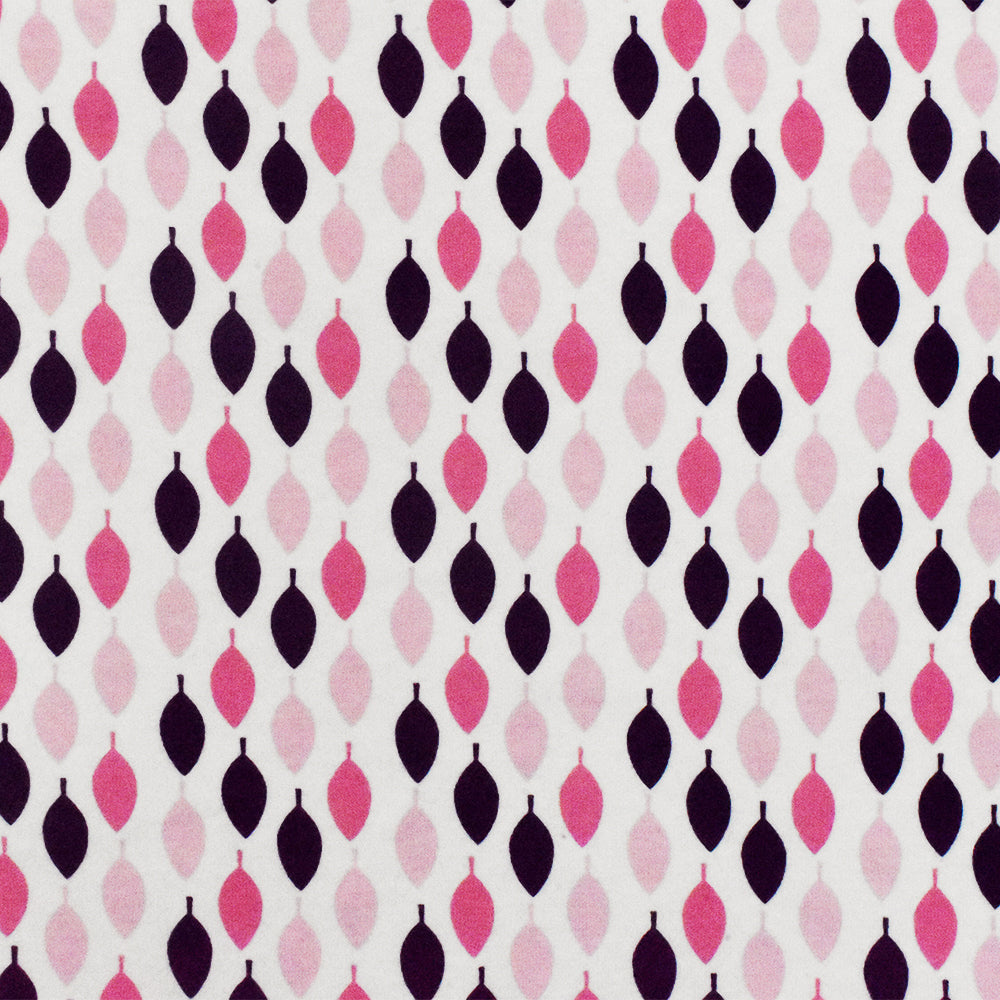 1 Yard Multi Color Leaf Print Cotton Spandex Jersey Knit Fabric Soft & Stretchy 57 Inches Wide