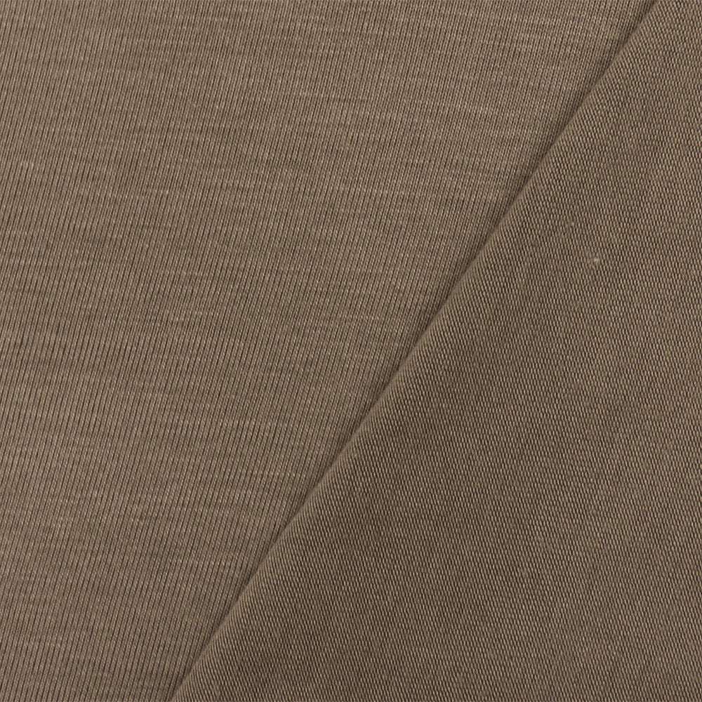 ১ গজ টাউপ ব্রাউন সলিড স্ট্রেচ রেয়ন স্প্যানডেক্স জার্সি নিট ফ্যাব্রিক ৬৪" প্রস্থ