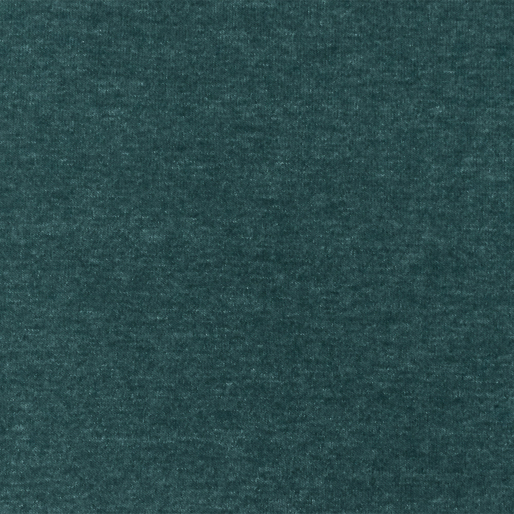 1 Yard Heather Ridgeline Green Organic Cotton Poly Stretch Spandex Rib Knit Fabric 42 Inches Width