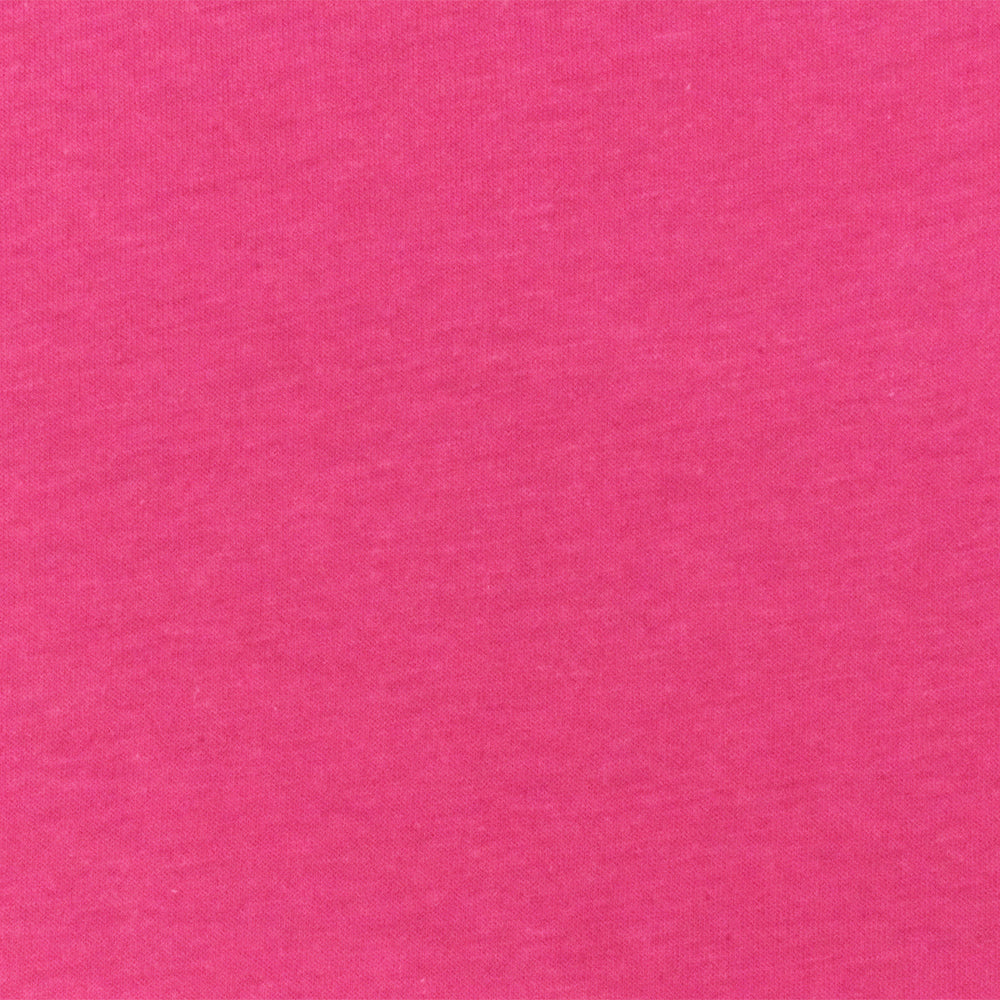 1 Yard Heather Hot Pink Organic Cotton Spandex Jersey Knit Stretch Fabric 45 Inches Width