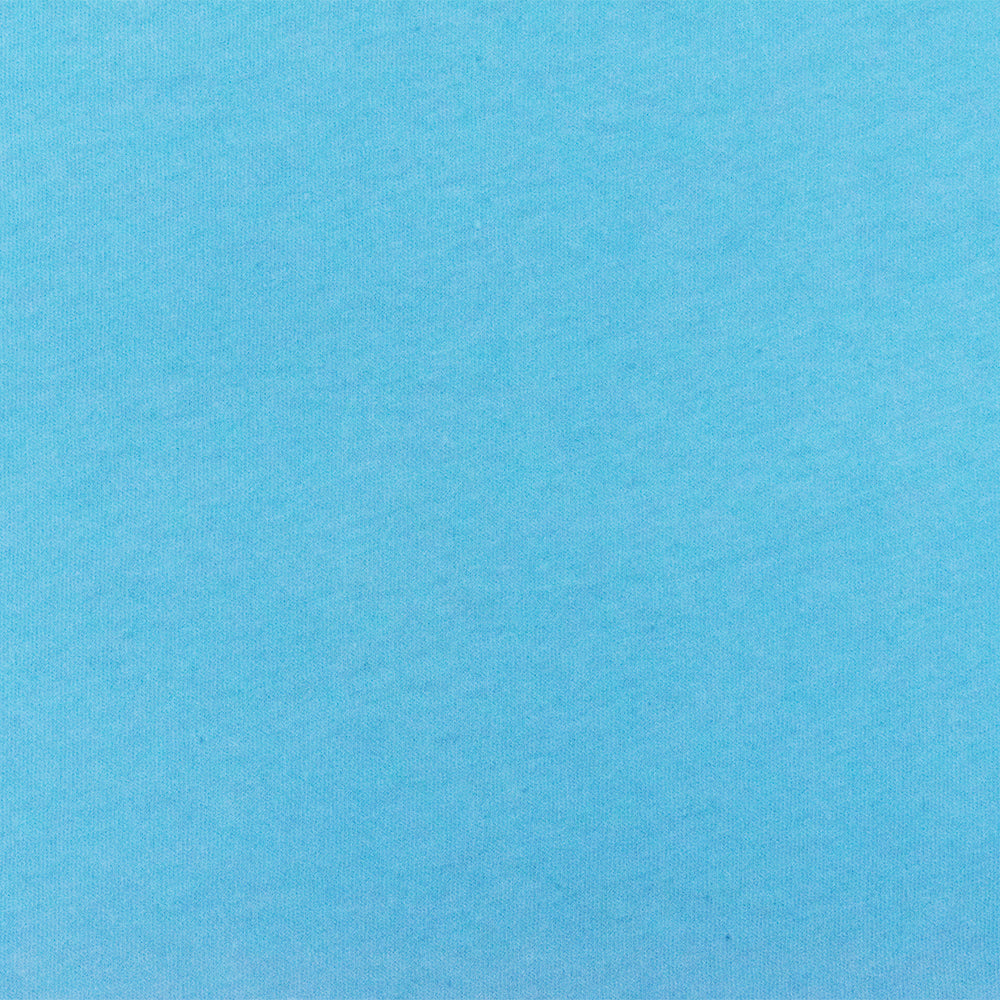 1 Yard Ocean Blue Stretch Jersey Knit Soft Organic Cotton Blend for Tees, Dresses & Everyday Comfort, 44 Inches Wide