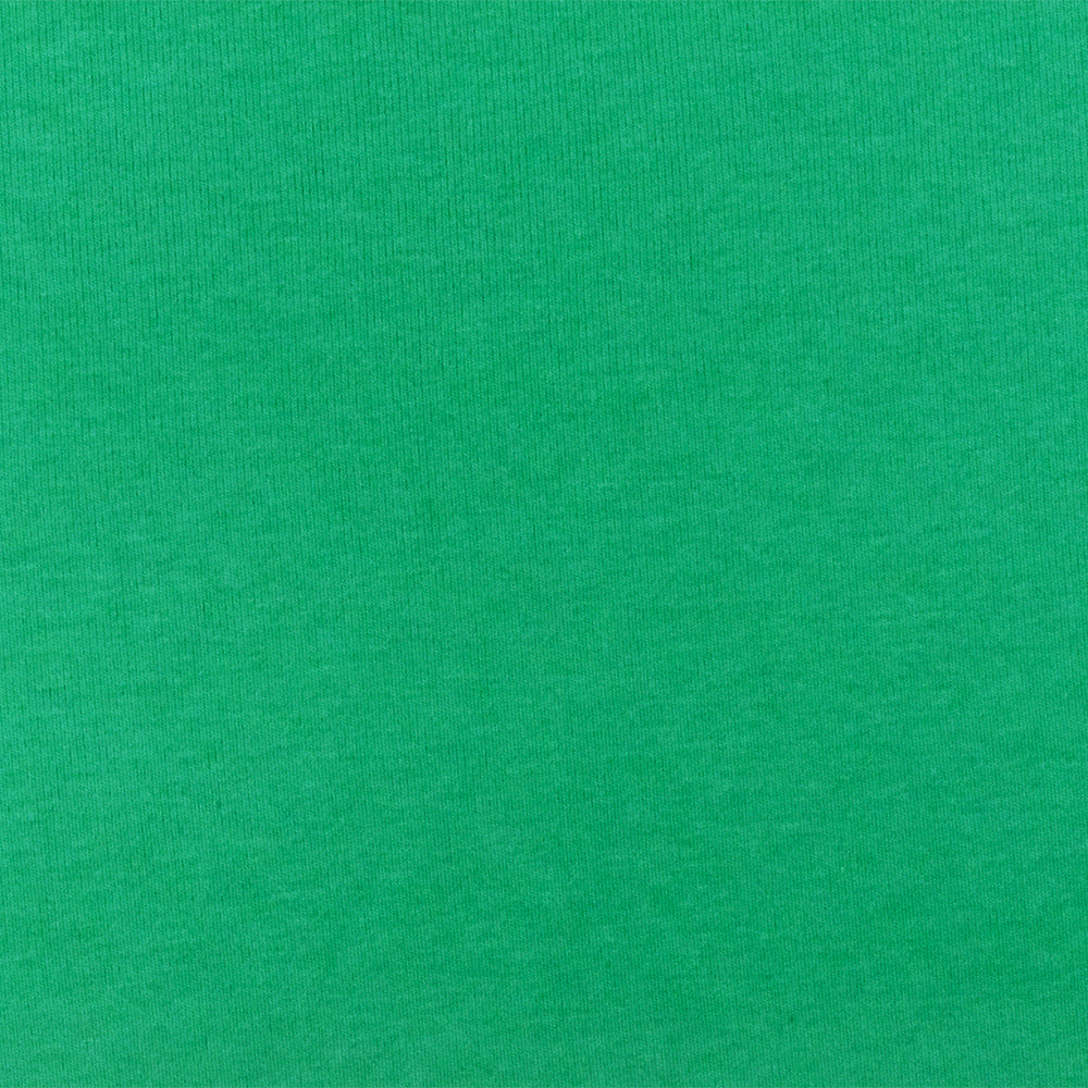1 Yard Arcadia Green Organic Cotton Poly Stretch Spandex Solid 1x1 Rib Knit Fabric 51 Inches Wide