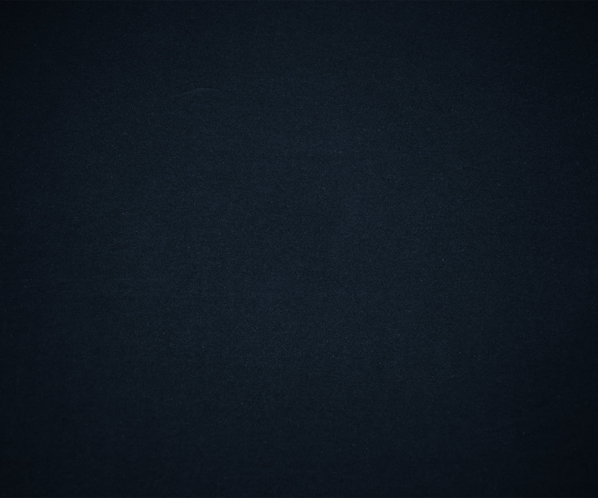 1 Yard Deep Navy Blue Natural Cotton Stretch Matte Jersey, Soft for Comfortable Apparel, 62 Inches Wide