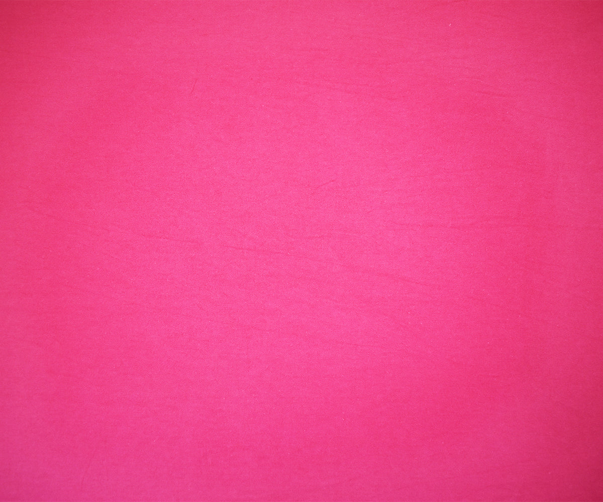 1 Yard Fuchsia Pink Organic Cotton-Blend Matte Jersey , Smooth and Flexible Fabric, 60 Inches Wide
