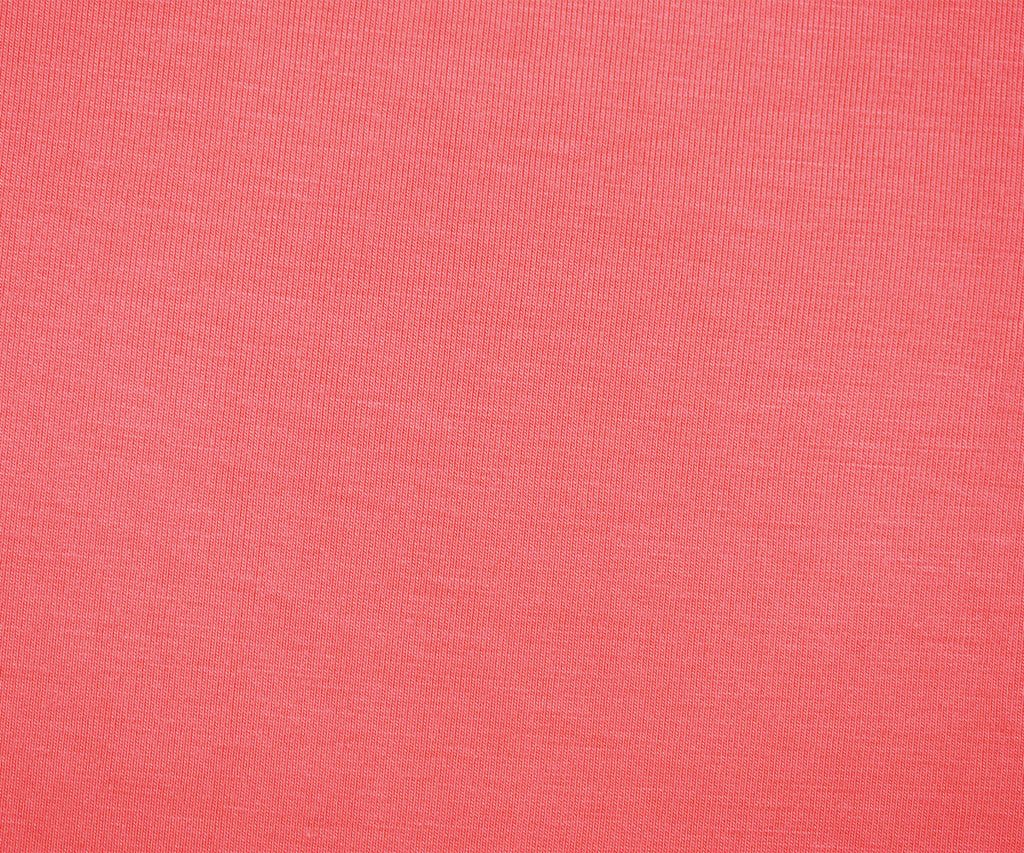 1 Yard Pink Bamboo Solid Stretch Jersey Knit Fabric For Apparel And Activewear 61 Inches Width