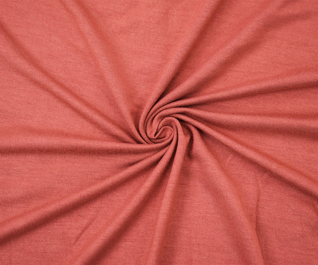 1 Yard Red Bamboo Solid Stretch Jersey Knit Fabric For Apparel Crafts 62 Inches Width