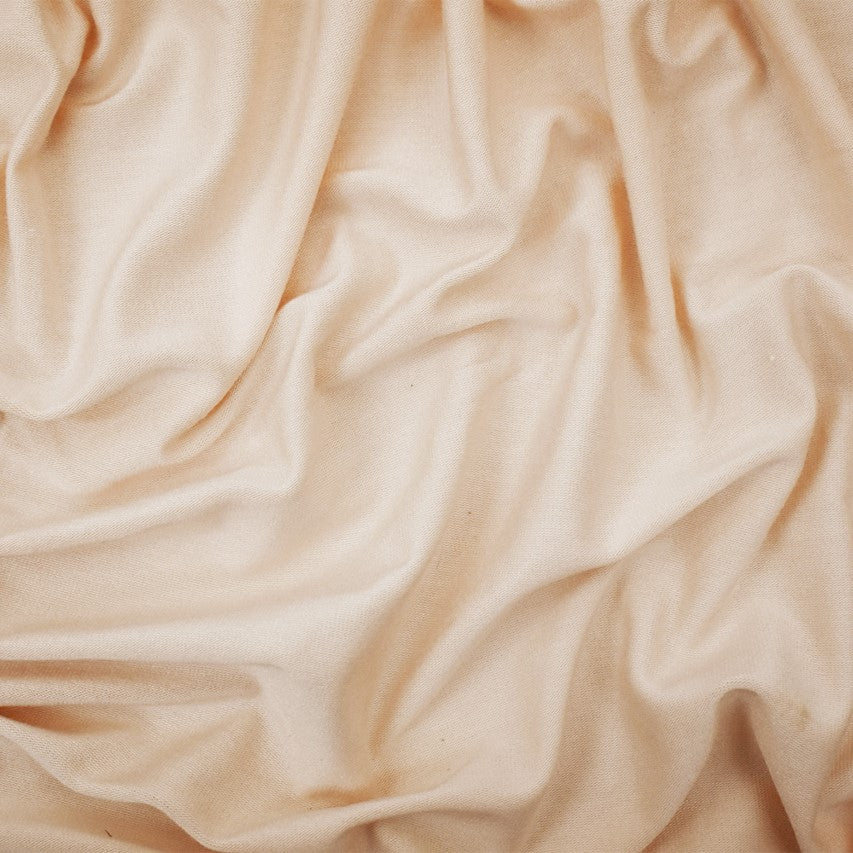 1 Yard Light Peach Orange Bamboo Solid Stretch Jersey Knit Fabric ForFor Blouses Dresses And Activewear 60 Inches Width