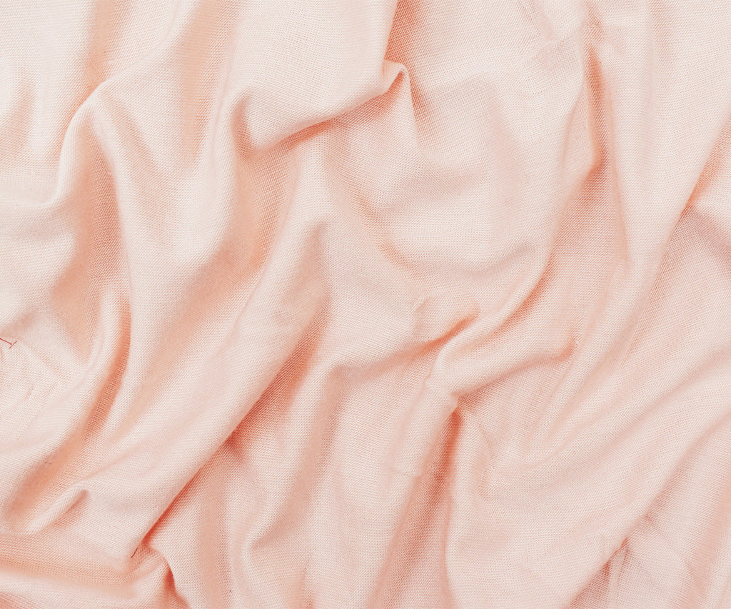 1 Yard Light Peach Orange Bamboo Solid Stretch Jersey Knit Fabric For Apparel Crafts 61 Inches Width