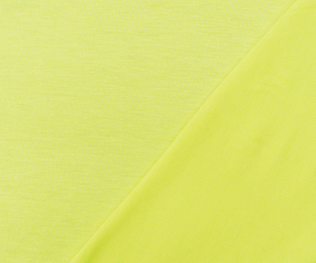 1 Yard Yellow Bamboo Solid Stretch Jersey Knit Fabric For Apparel Crafts 62 Inches Width