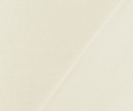 1 Yard Light Ivory Bamboo Solid Stretch Jersey Knit Fabric For Apparel Crafts 62 Inches Width