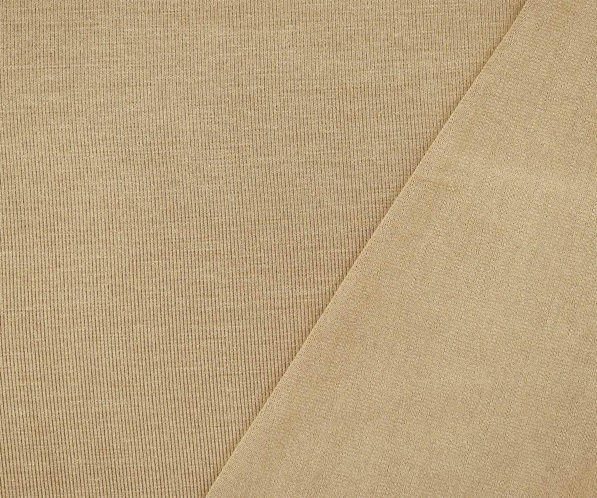 1 Yard Brown Bamboo Solid Stretch Jersey Knit Fabric For Apparel Crafts 61 Inches Width