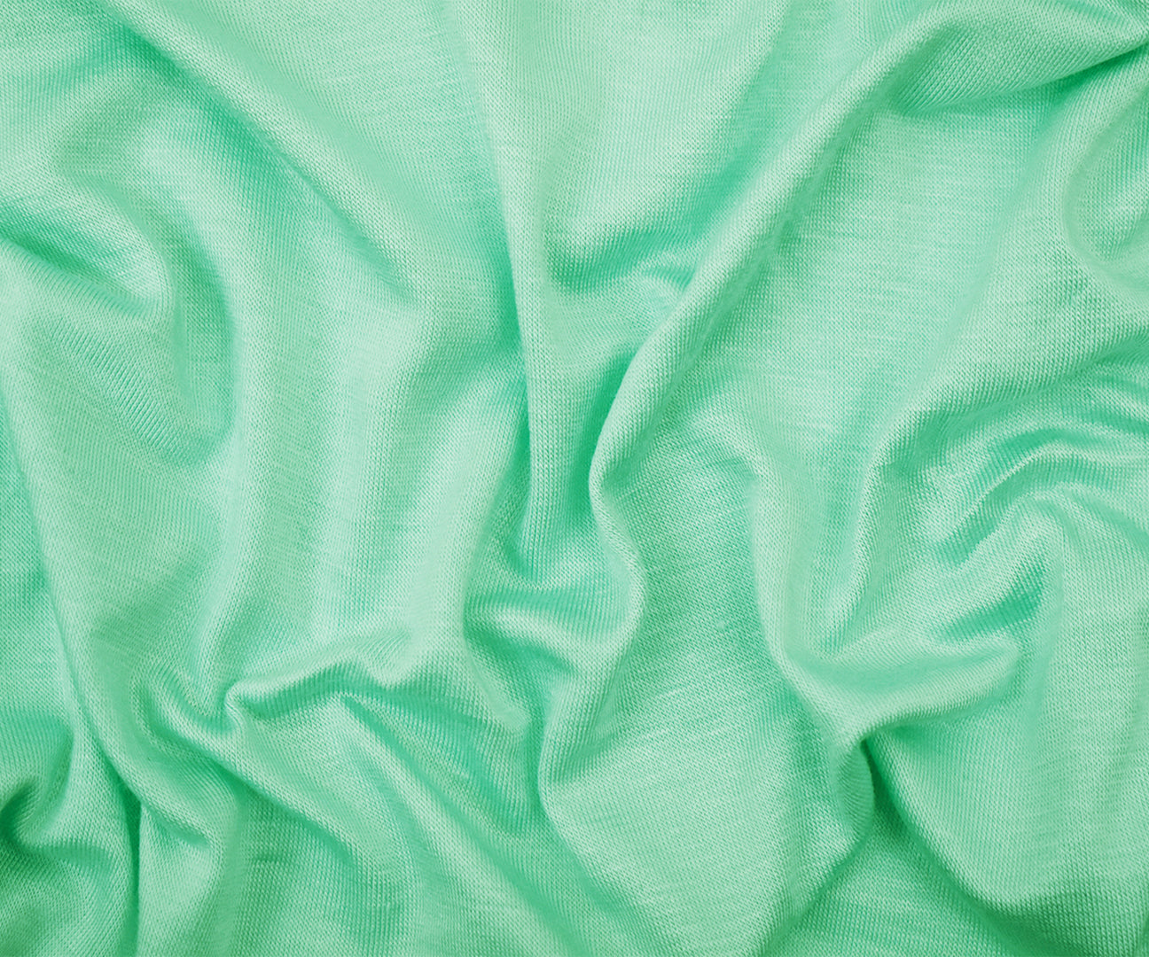 1 Yard Mint Green Bamboo Solid Stretch Jersey Knit Fabric For Apparel Crafts 63 Inches Width