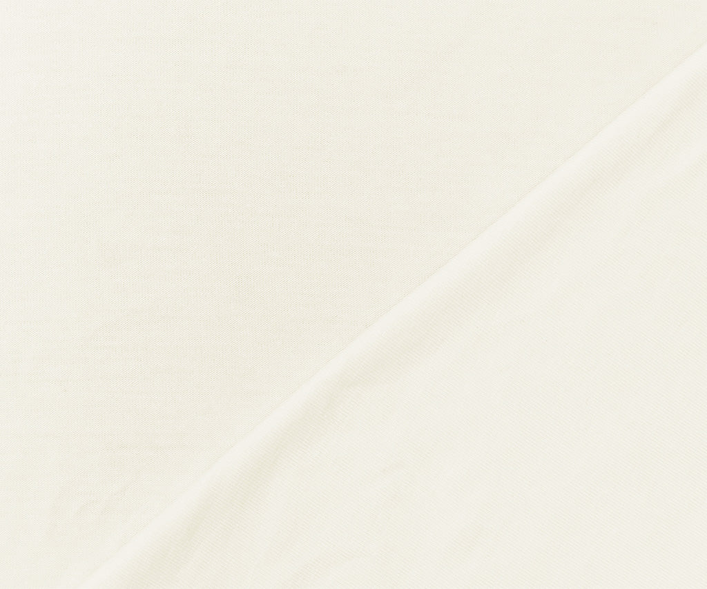 1 Yard Light Ivory Rayon Spandex Jersey Knit Fabric Stretch Apparel 61 Inches Wide