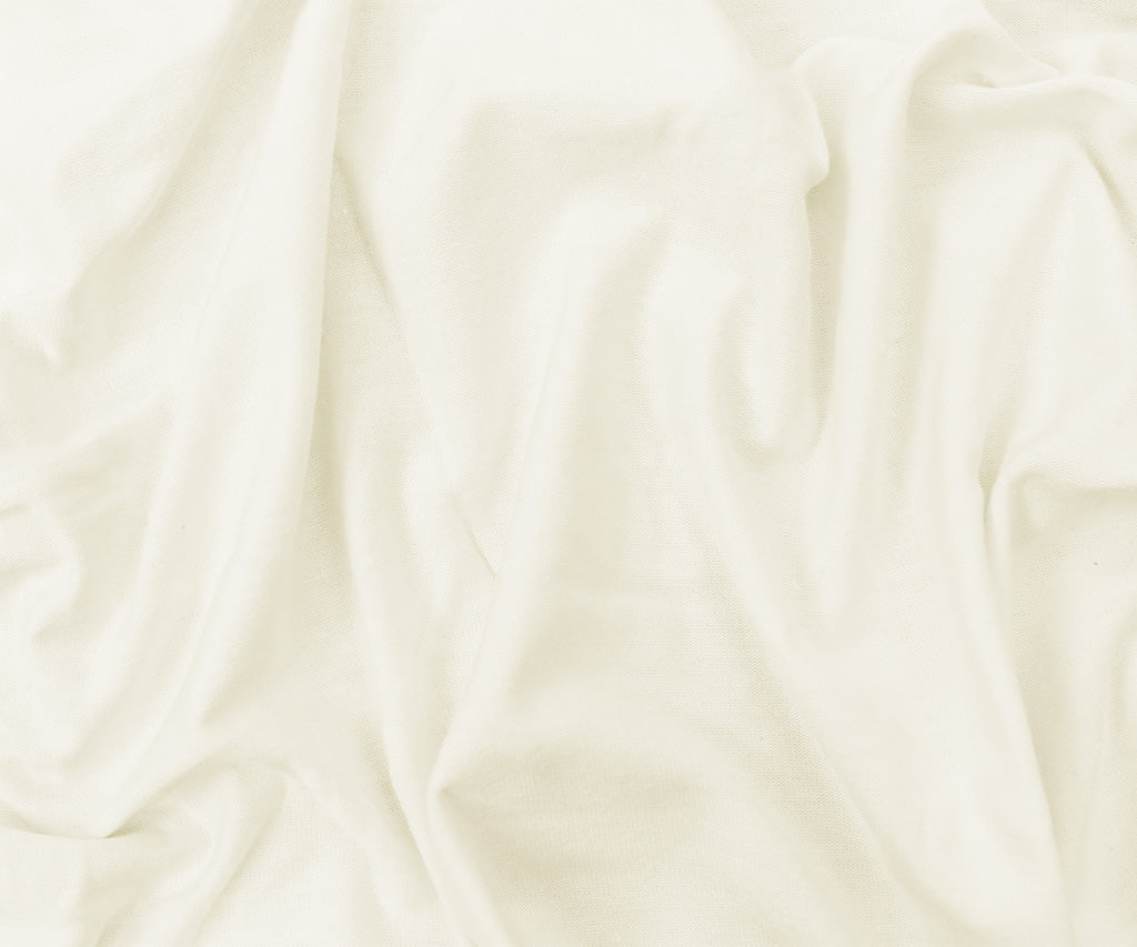 1 Yard Light Ivory Rayon Spandex Jersey Knit Fabric Stretch Apparel 61 Inches Wide