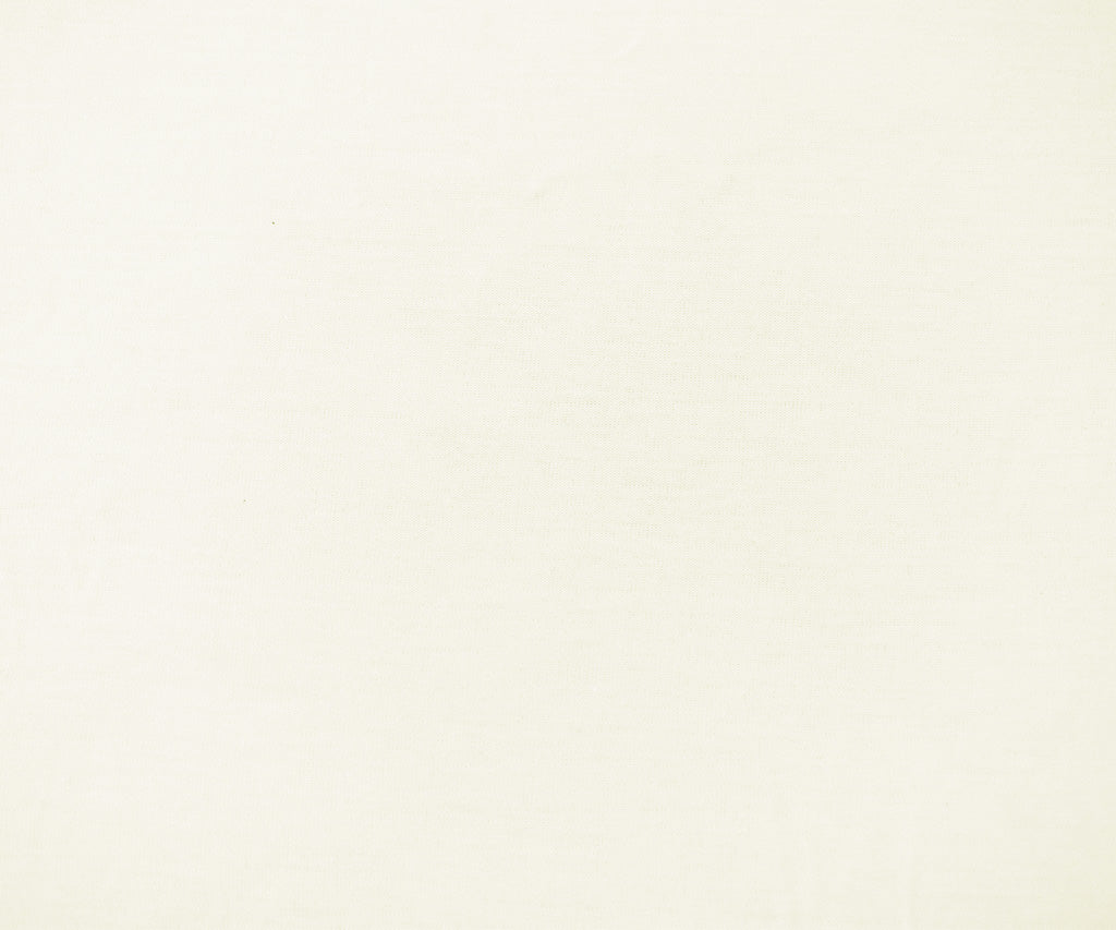 1 Yard Light Ivory Rayon Spandex Jersey Knit Fabric Stretch Apparel 61 Inches Wide