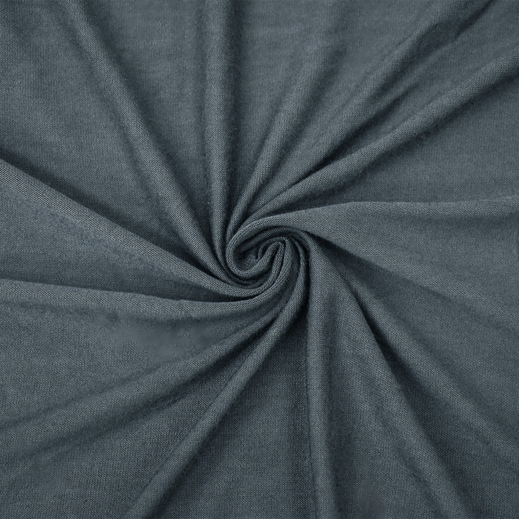 1 Yard Pebble Gray Rayon Spandex Jersey Knit Fabric Wide Stretch Material 61 Inches