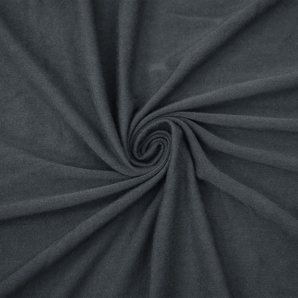 1 Yard Deep Stone Gray Rayon Spandex Jersey Knit Fabric Stretch Apparel 61 Inches Wide