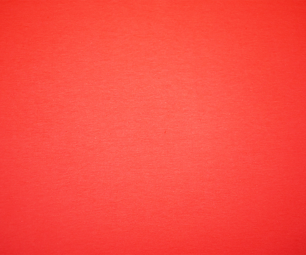 1 Yard Orange Organic Cotton Stretch Jersey Knit Fabric Four Way Soft Matte Apparel Material 57 Inches Width