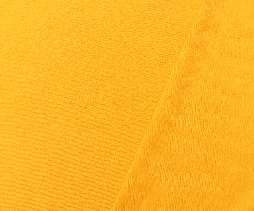 1 Yard Yellow Cotton Solid Stretch Spandex Jersey Knit Fabric 62 Inches Width