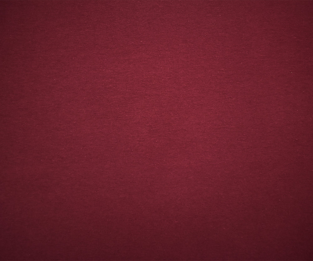 1 Yard Deep Red Cotton Solid Stretch Spandex Jersey Knit Fabric, Soft and Warm for Comfortable Apparel, 60 Inches Wide