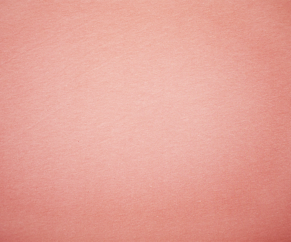 1 Yard Beach Summer Pink Cotton Jersey Knit Fabric with Smooth Stretch Feel, Ideal for Lightweight and Stylish Clothing, 62 Inches Wide