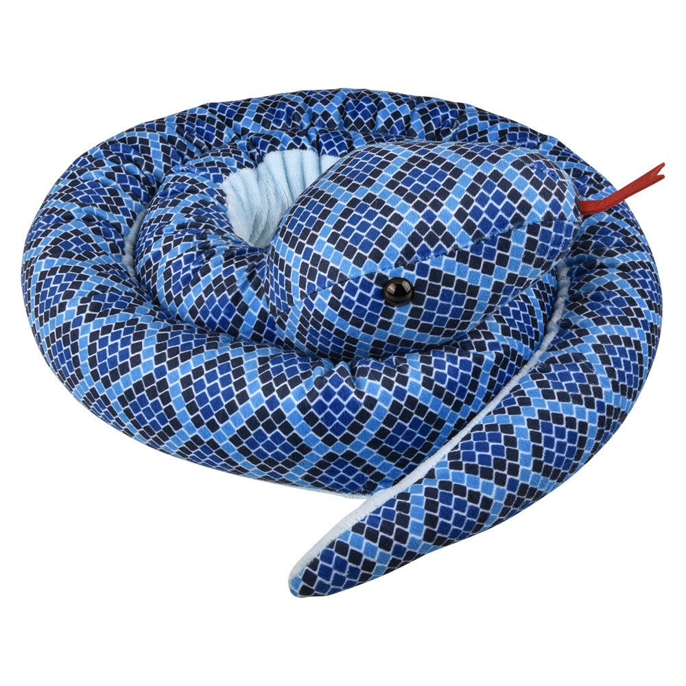 Glow In Dark Diamond Back Snake Plush 67"