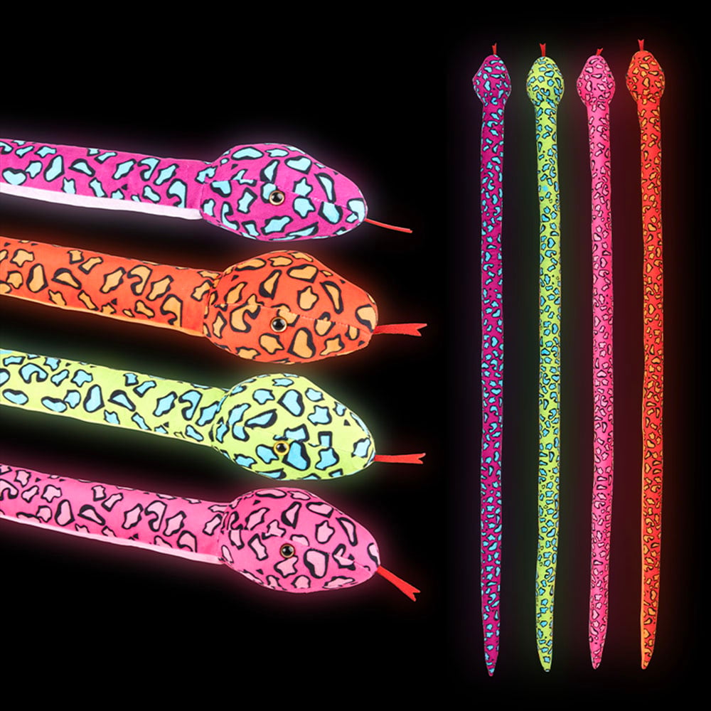 Glow In Dark Fox Snake Plush 67"