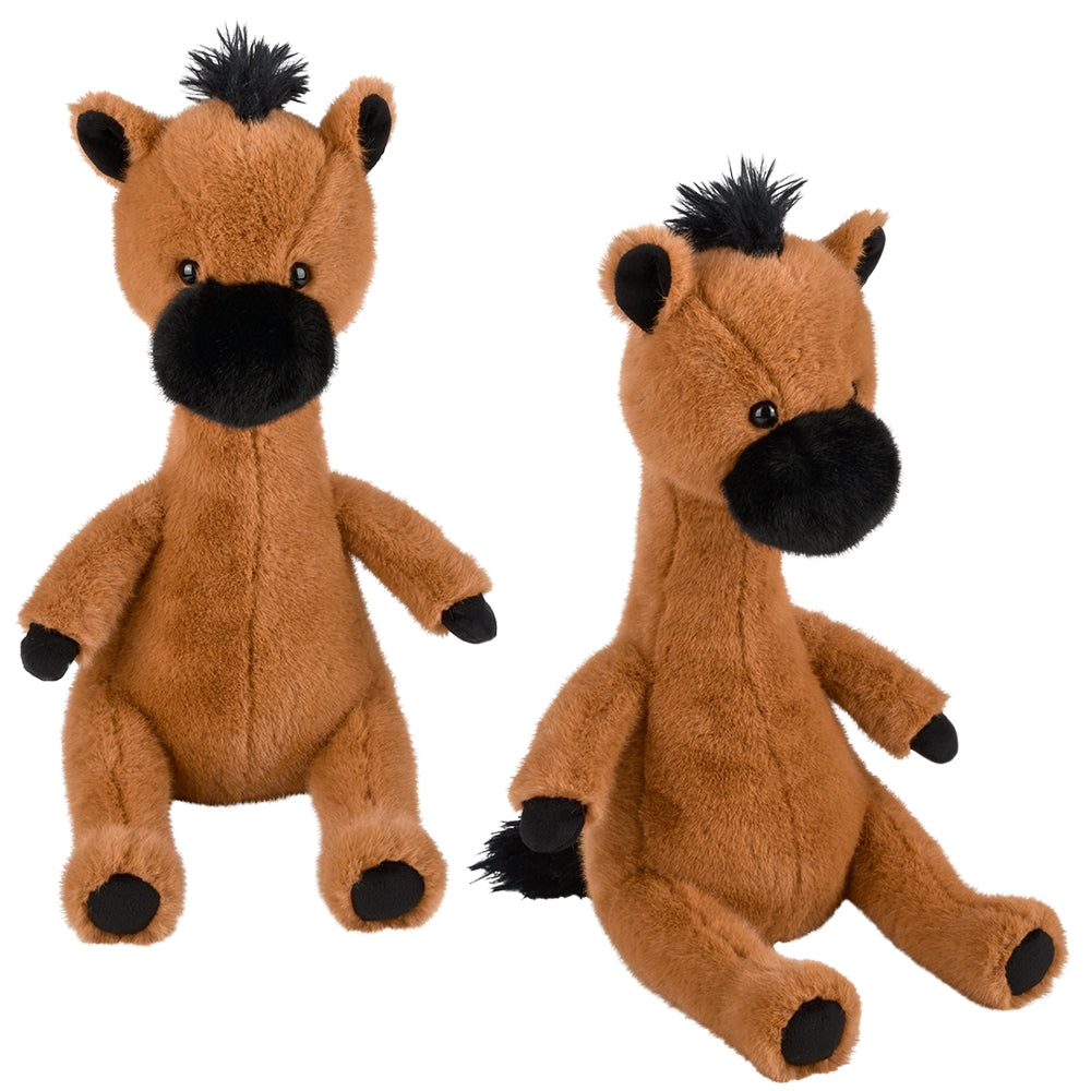 Plush Horse Stretch Pack Horse 14"