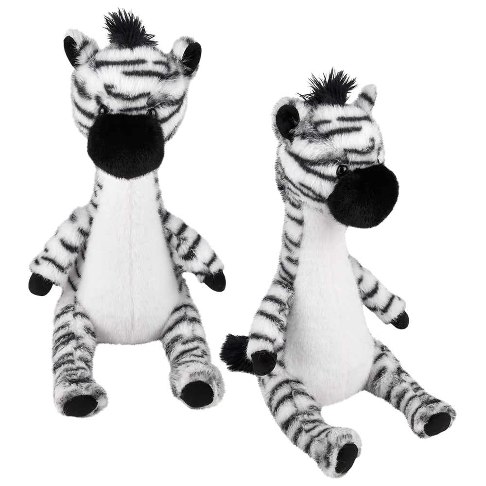 Plush Zebra 14" Stretch Pack