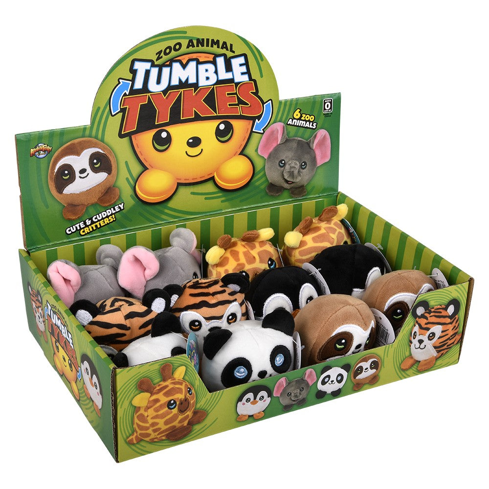 Zoo Plush Assortment (12 PC Display)