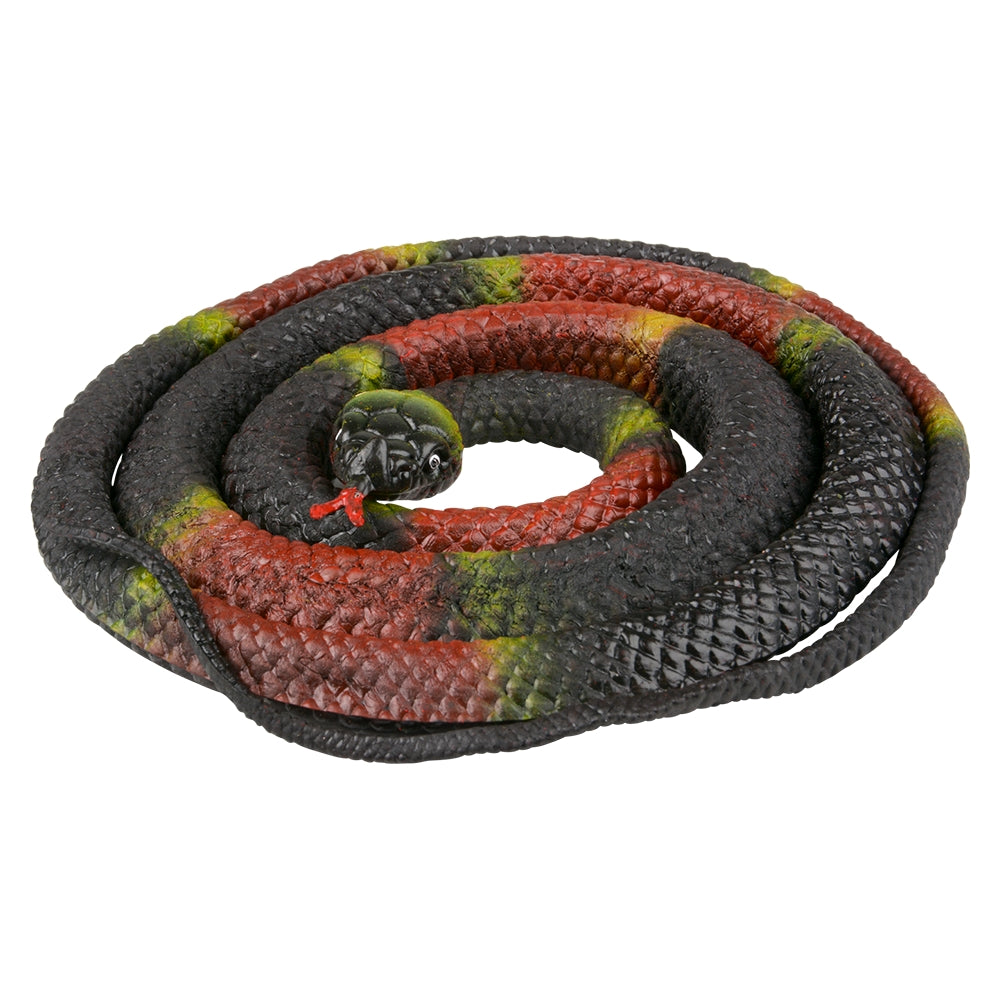 Rubber Eastern Coral Snake 48"