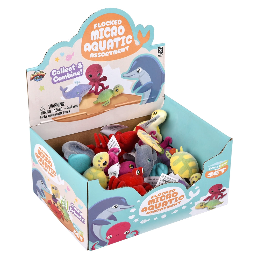 Flocked Micro Aquatic Assortment (24 Ct)