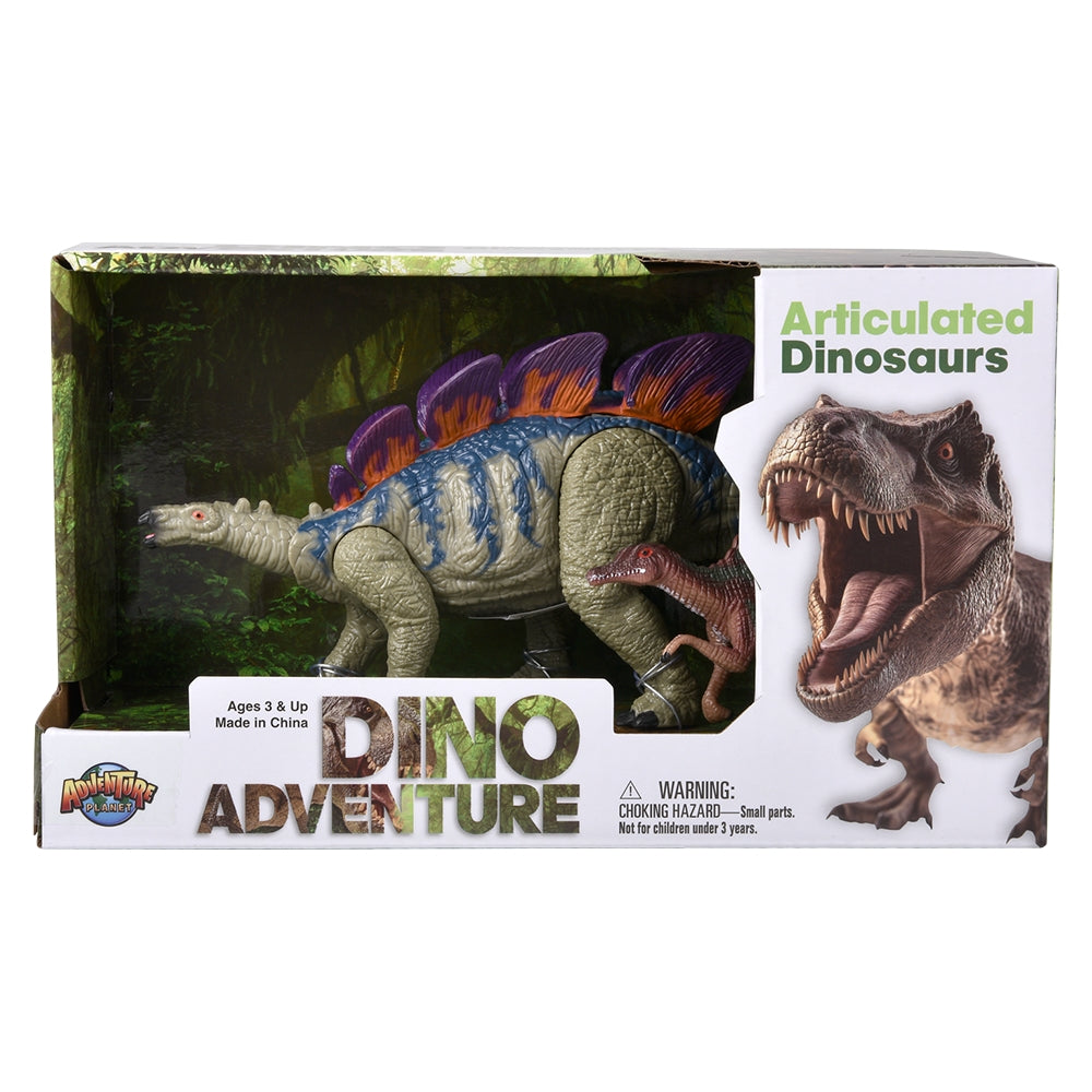 Stegosaurus Figurine 9" Articulated