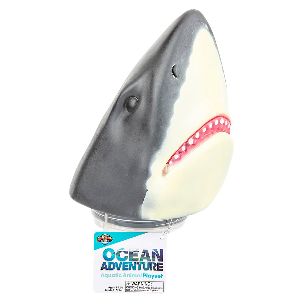 Aquatic Animal Set With Shark Head Case (24 PC)