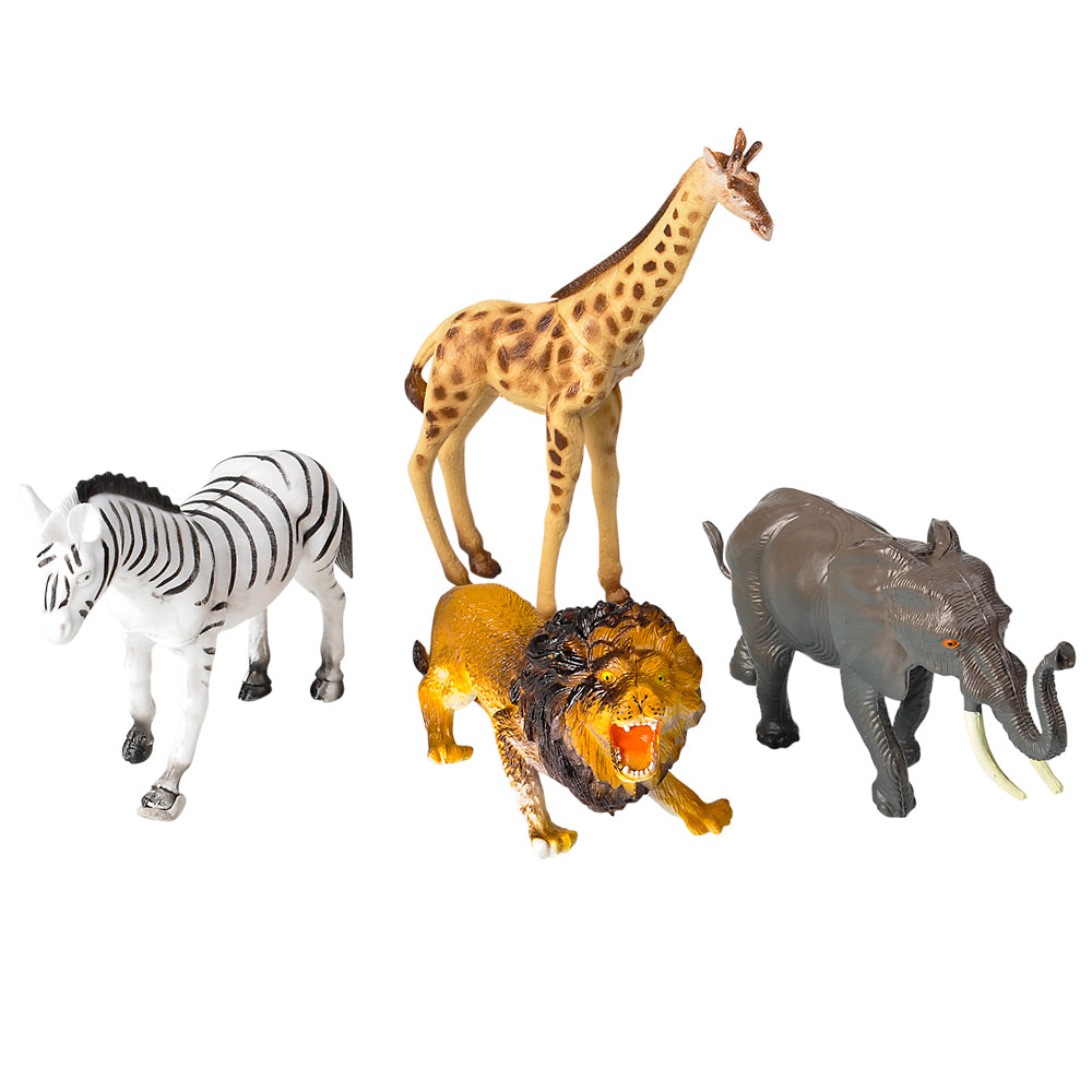 Safari Animal Set With Carry Bag