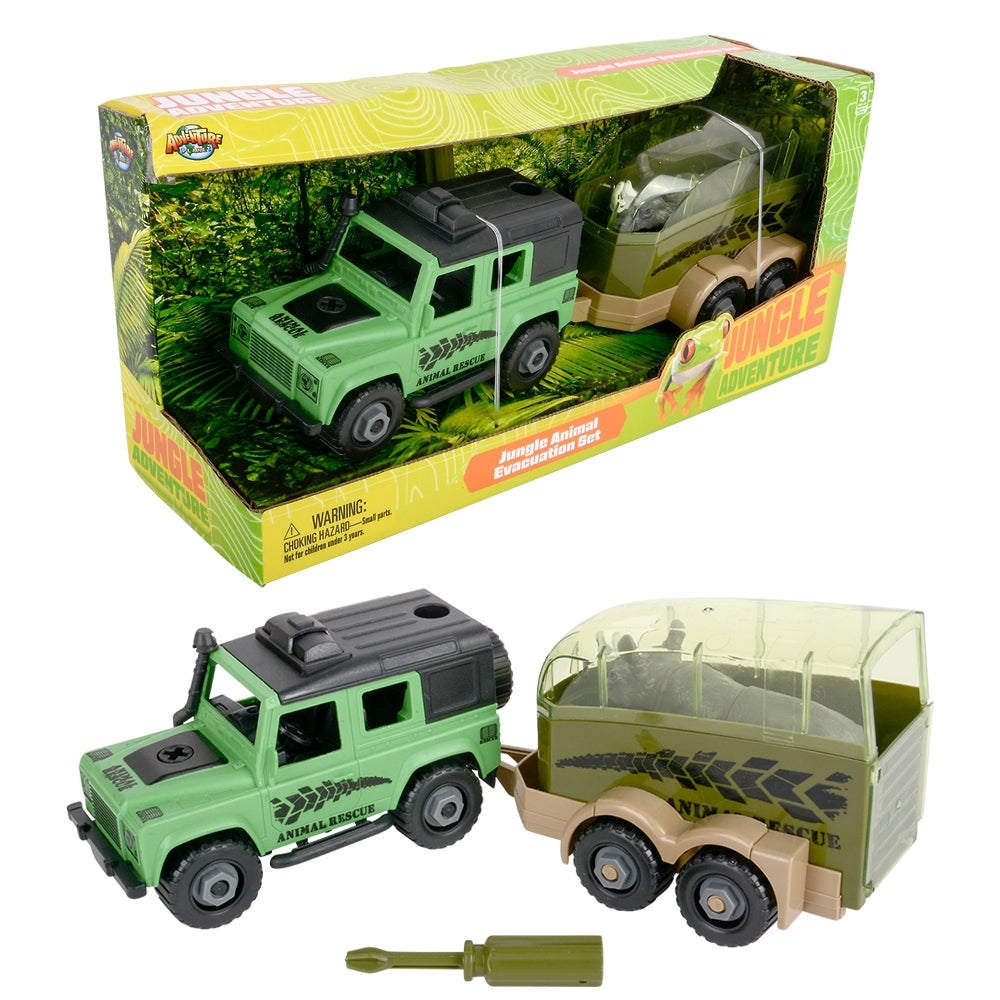 Jungle Rover Rhino Animal Evacuation Set