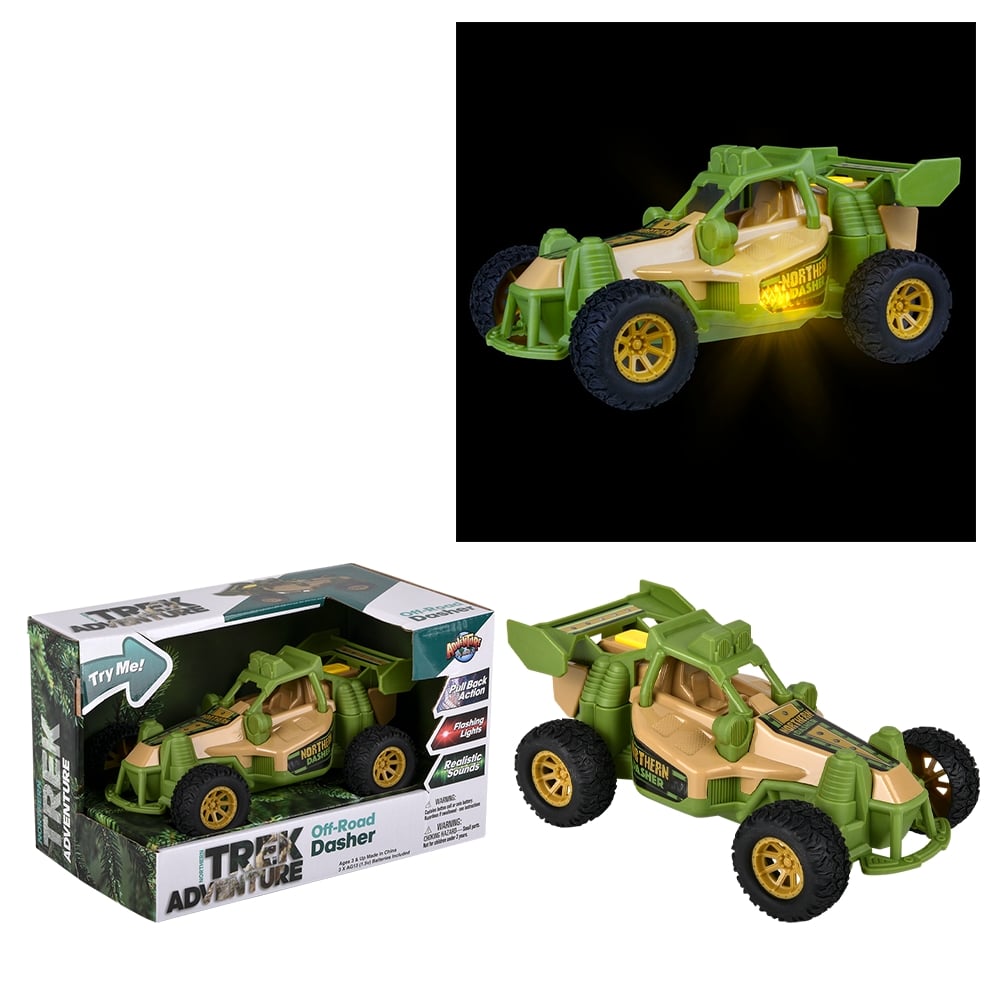 Off-Road Dasher Northern Trek Pull Back Vehicle (7")