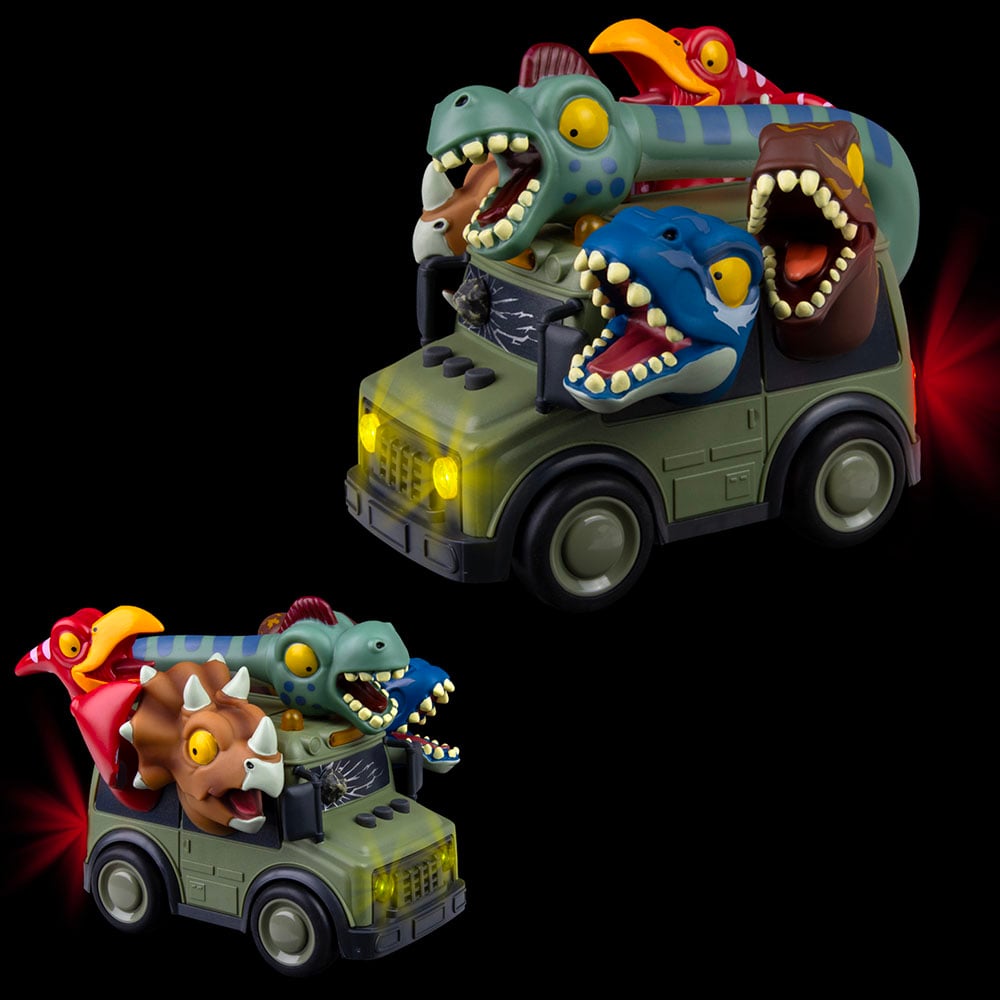 Dinosaur School Bus With Lights and Sound